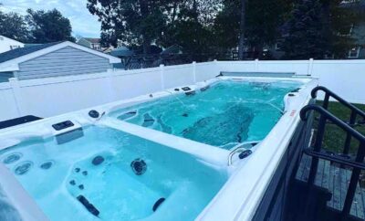 Heated Swim Spa Oasis Sleeps 8, EV Charging